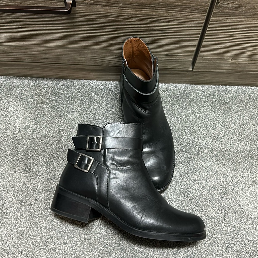 Tara M Leather Boots